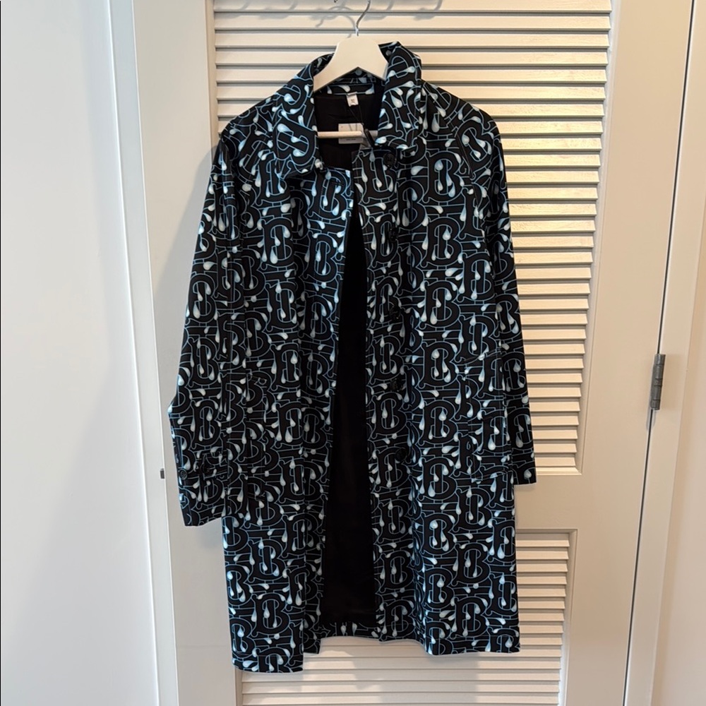 Burberry Monogram Print Cotton Car Coat – Exclusive Capsule Collection